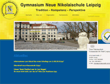 Tablet Screenshot of neuenikolaischule.de